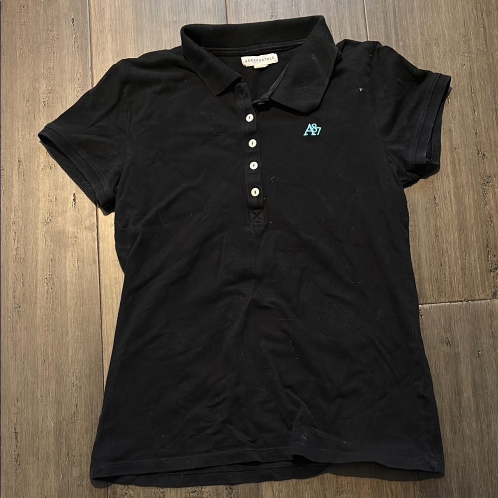 Aeropostale Classic Black Tee
